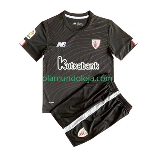Camisola Athletic Bilbao Guarda-redes Criança Equipamento Primeiro 2022-2023 Manga Curta